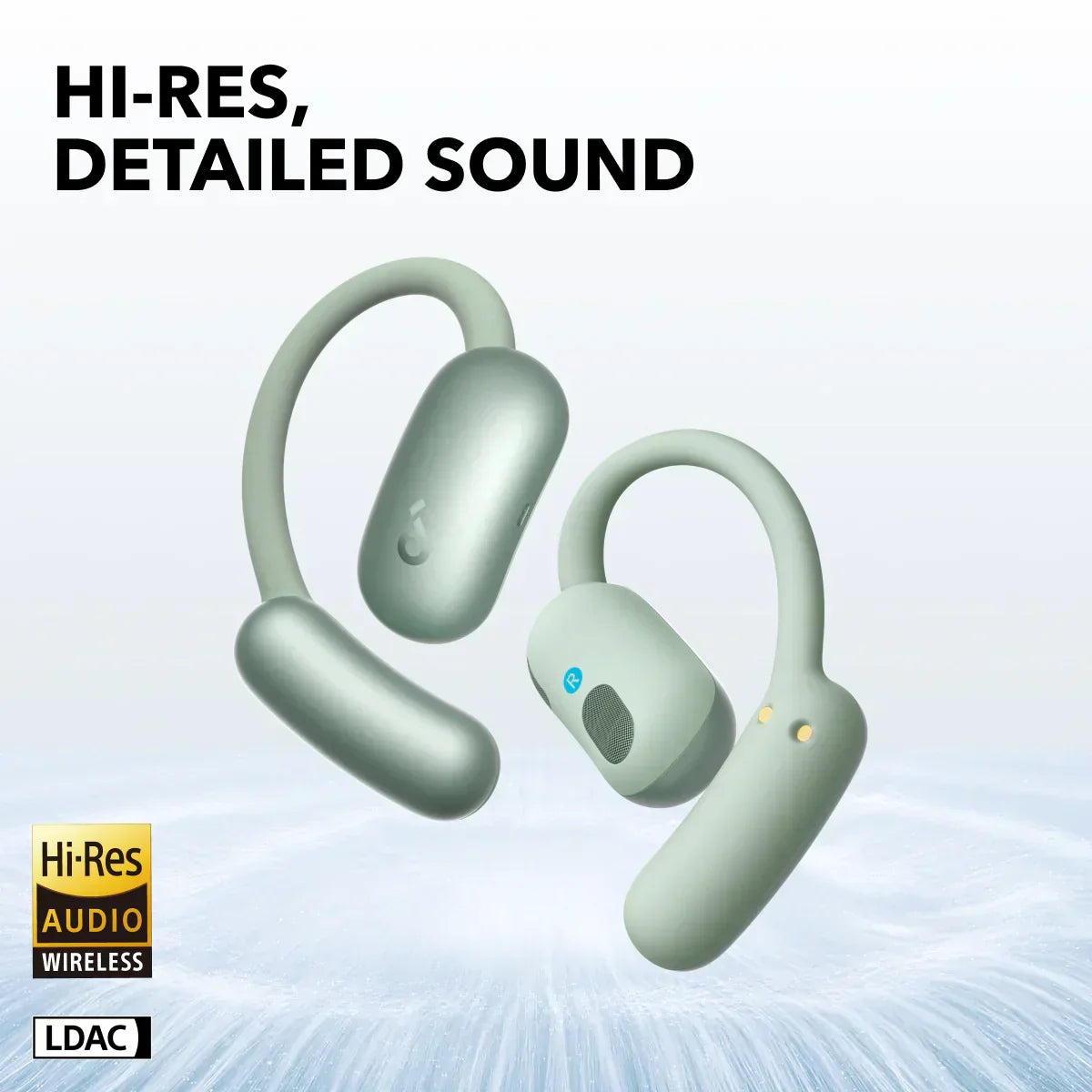 Soundcore AeroFit 2 | Justerbara trådlösa hörlurar med öppen öra
