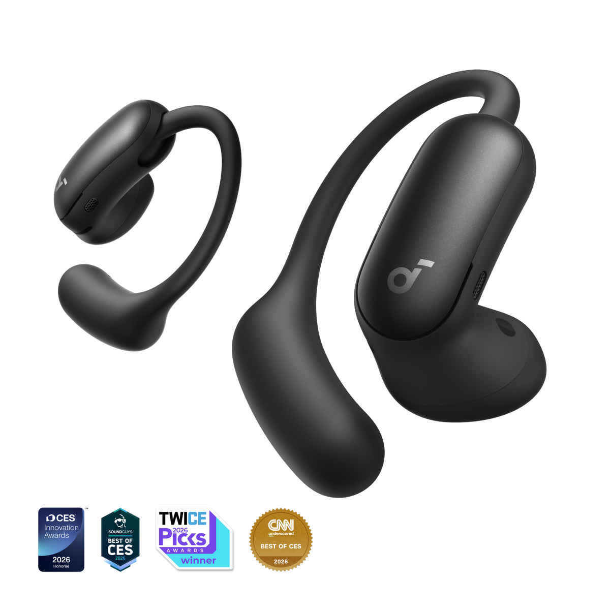Soundcore AeroFit 2 Pro | 2-i-1 hybridhörlurar