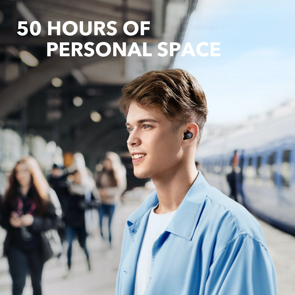 Soundcore Space A40 | Brusreducerande hörlurar med lång livslängd