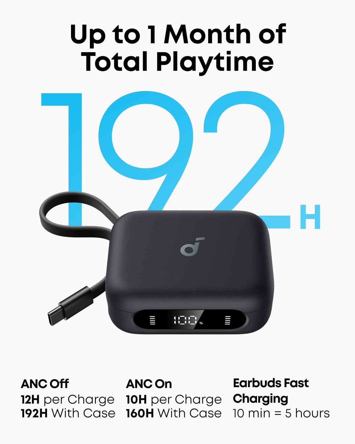 P41i | Trådlösa hörlurar med bärbar telefonladdare (inbyggd)