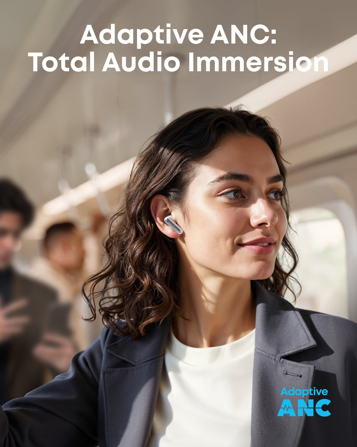 P41i | Trådlösa hörlurar med bärbar telefonladdare (inbyggd)