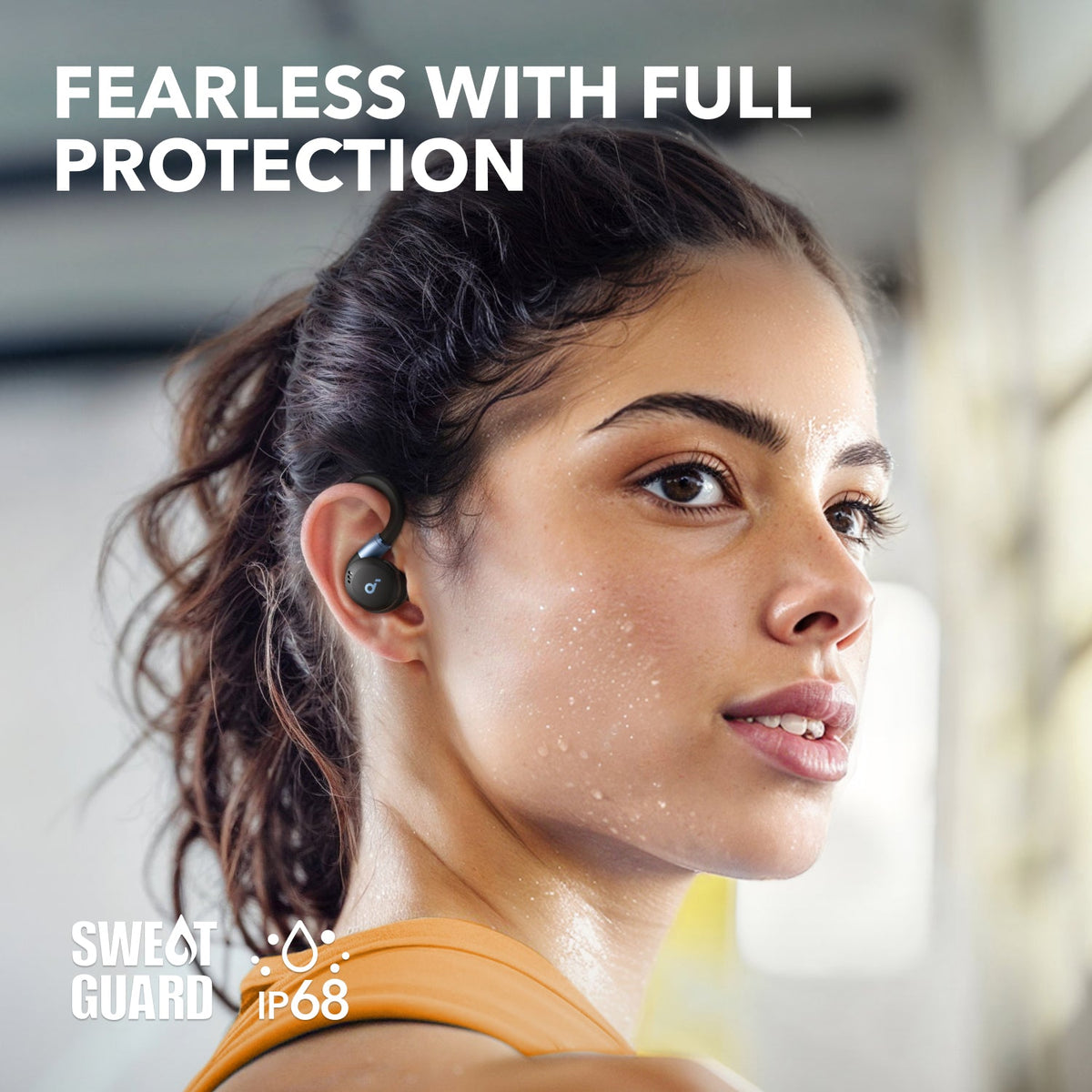 Soundcore Sport X20 | Bekväma sporthörlurar med krok och in-ear-krok