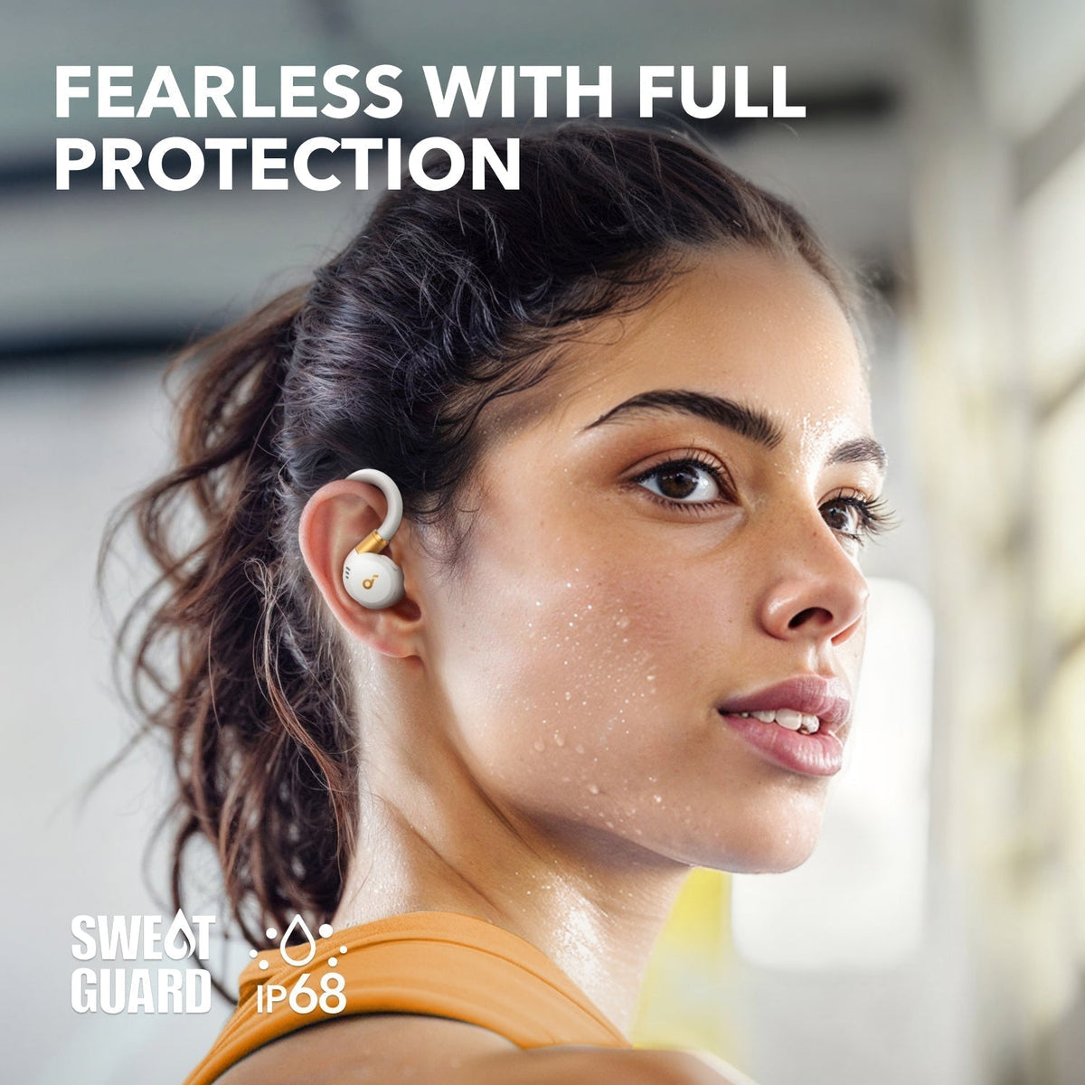 Soundcore Sport X20 | Bekväma sporthörlurar med krok och in-ear-krok