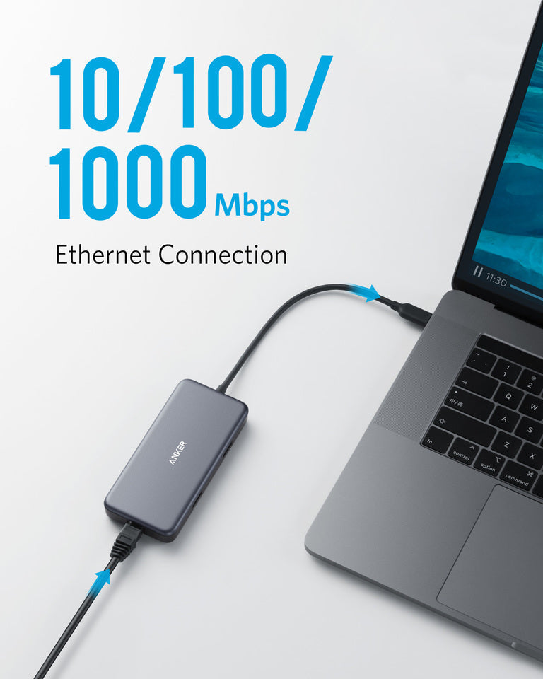 Anker PowerExpand+ 7-i-1 USB-C PD Ethernet-hubb