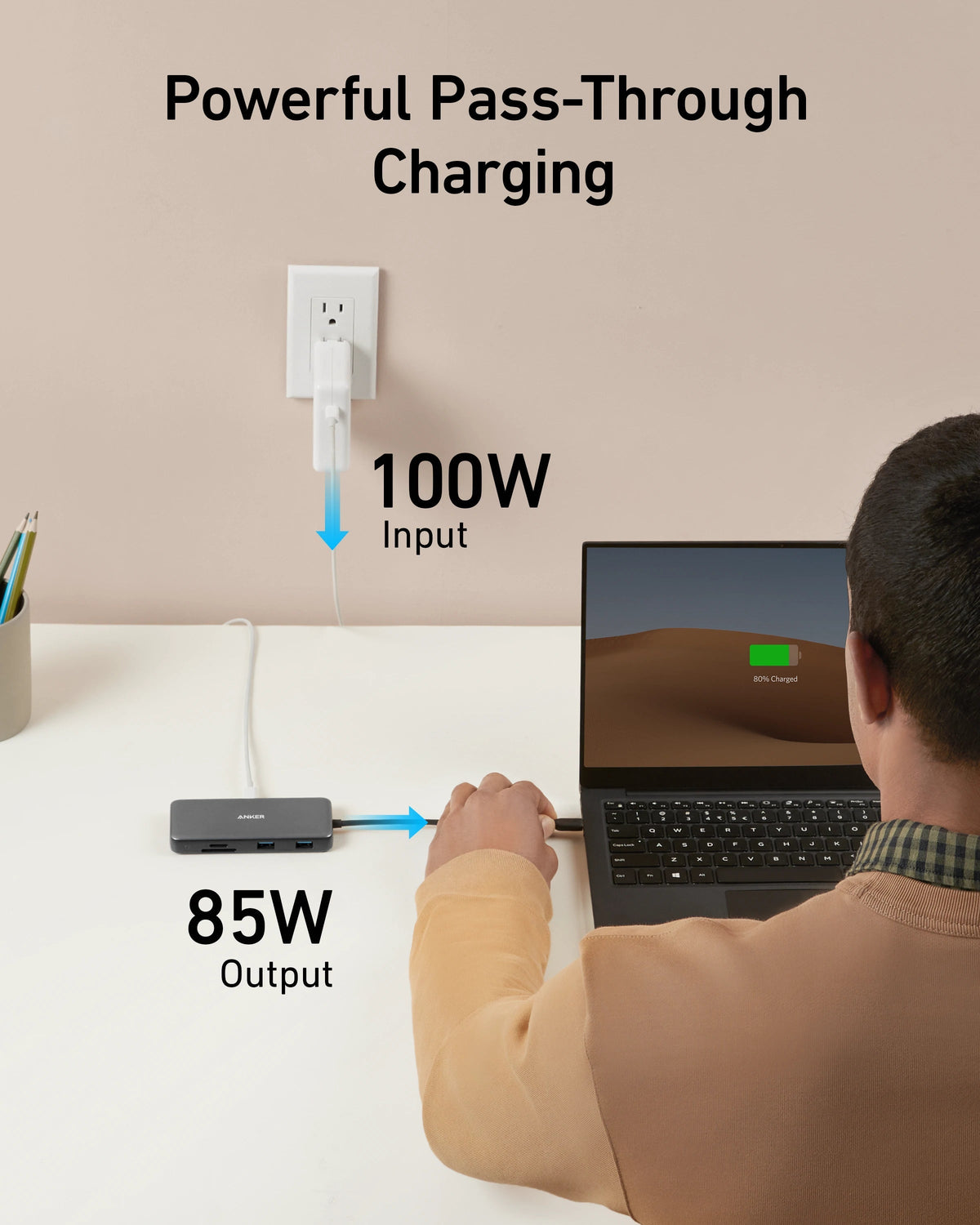 Anker <b>555</b> USB-C-hubb (8-i-1)