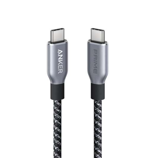 Anker Prime USB-C till USB-C-kabel (240 W, återvunnen flätad)