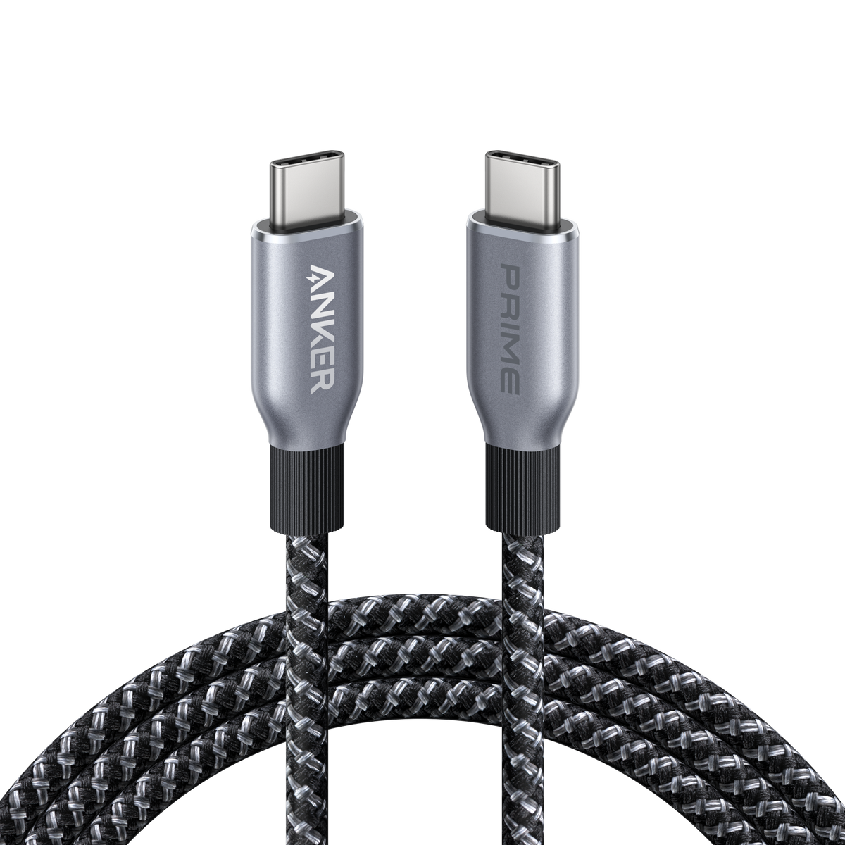 Anker Prime USB-C till USB-C-kabel (240 W, återvunnen flätad)