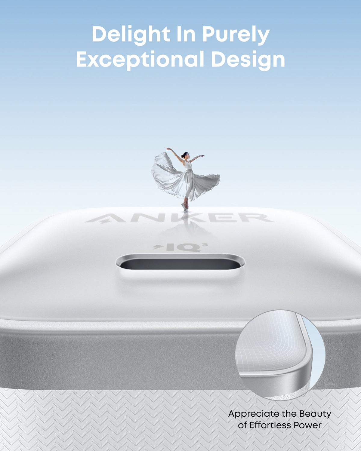 Anker Nano 45W Typ-C Snabbladdare (180 cm kabel ingår)
