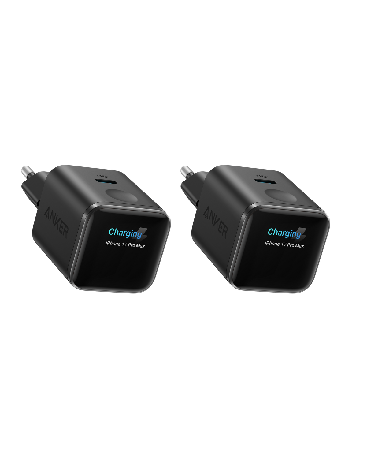 Anker Nano 45W Smart Display-laddare (2-pack)