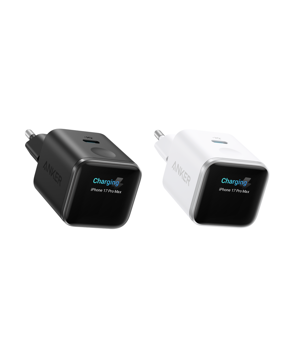 Anker Nano 45W Smart Display-laddare (2-pack)