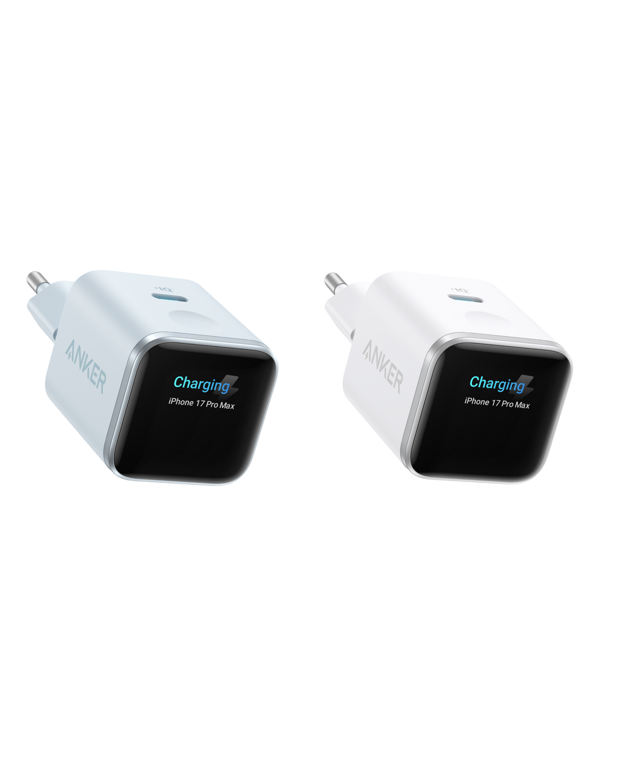 Anker Nano 45W Smart Display-laddare (2-pack)
