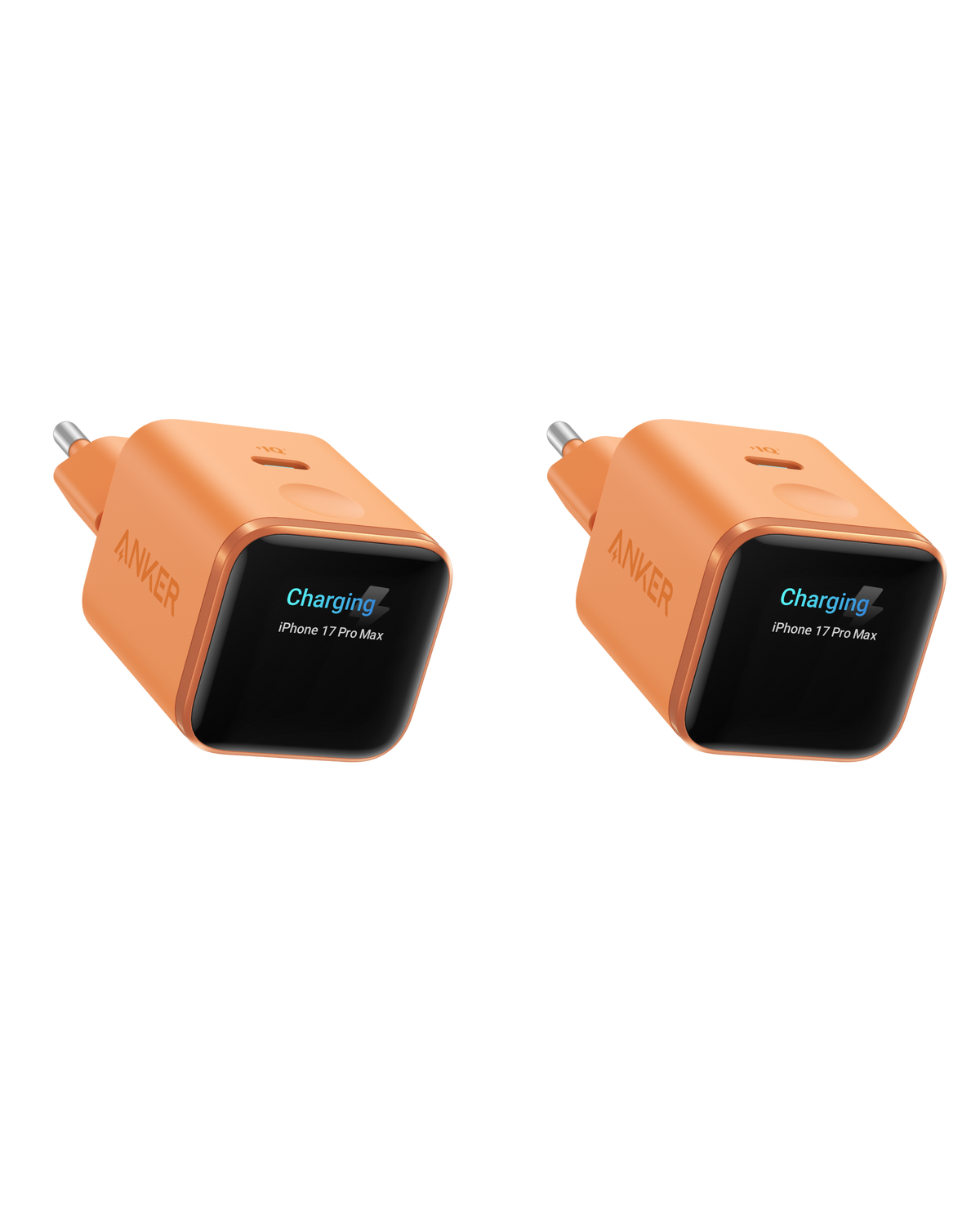 Anker Nano 45W Smart Display-laddare (2-pack)