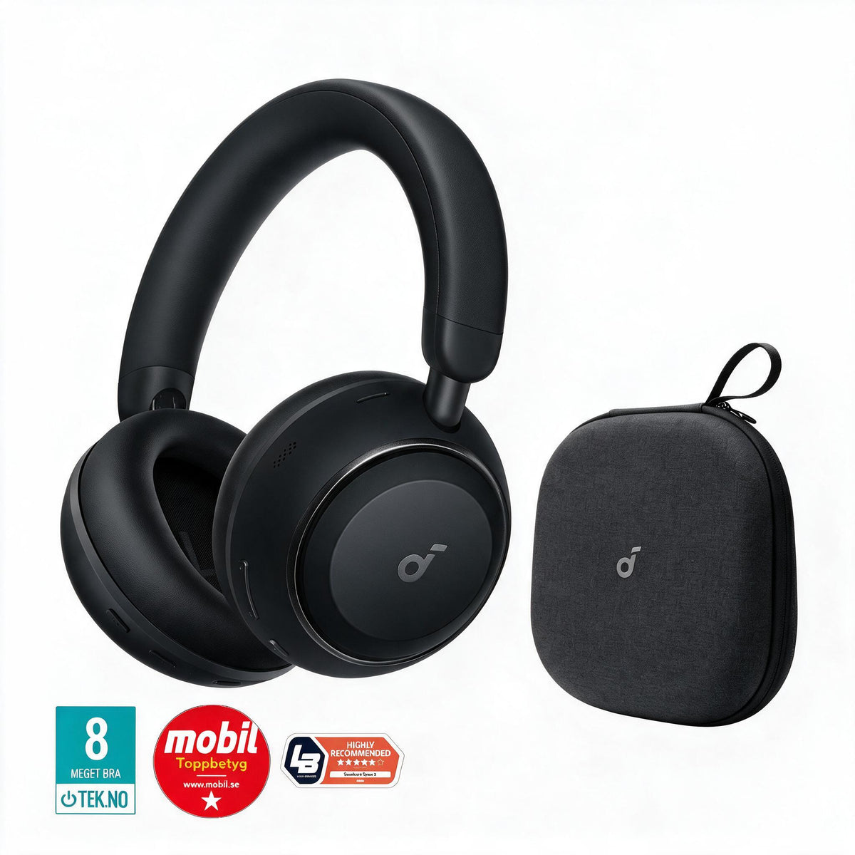 Soundcore Space 2 + hörlursfodral