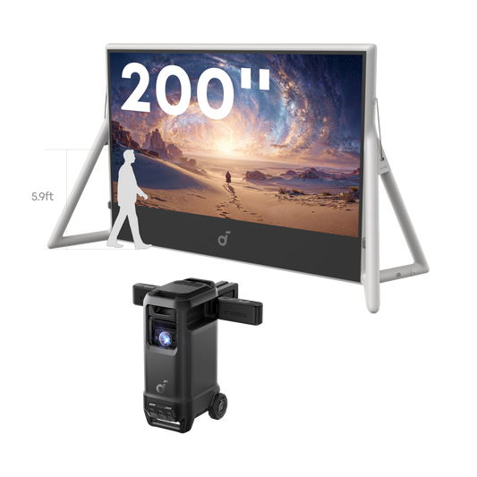 Soundcore Nebula X1 Pro + 200” uppblåsbar skärm
