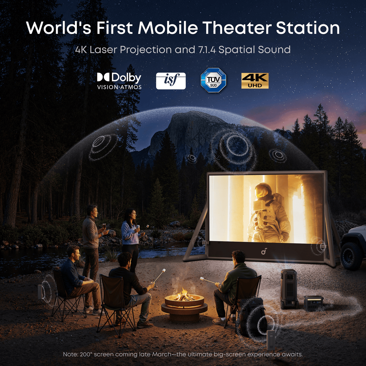 Soundcore Nebula X1 Pro 4K-projektor | Världens första mobila biostation