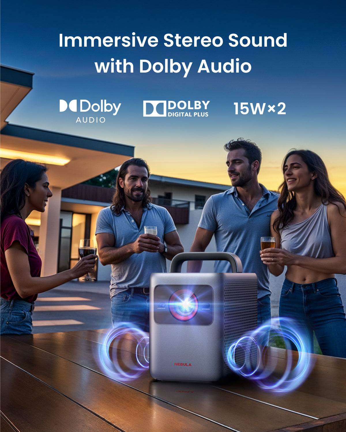 Nebula Cosmos 4K SE | Dolby Vison-projektor med Google TV