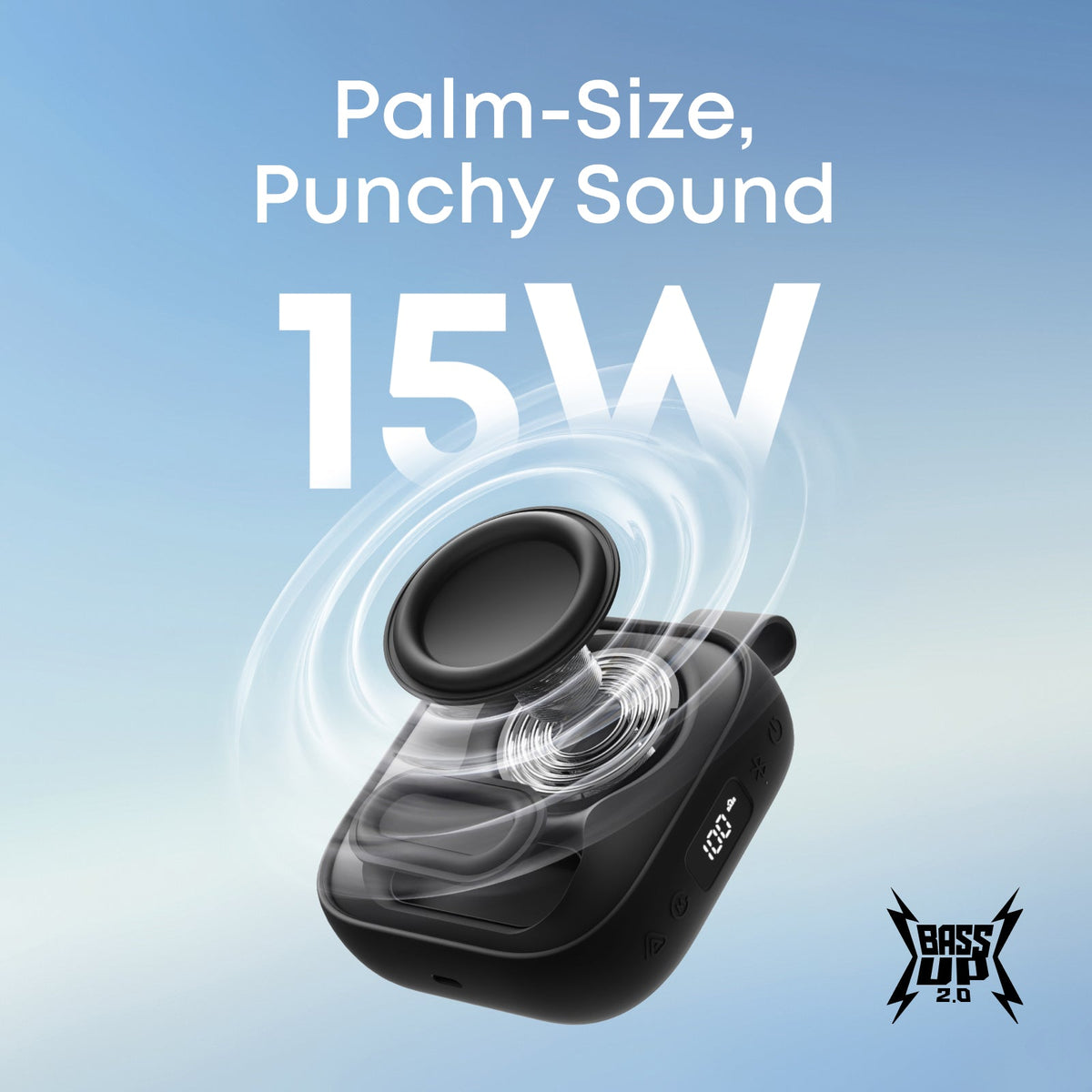 Soundcore Boom Go 3i | Bärbar Bluetooth-högtalare med kraftfull bas