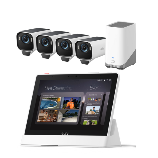 eufy Smart Display E10 + eufyCam S3 Pro 4-Cam Kit