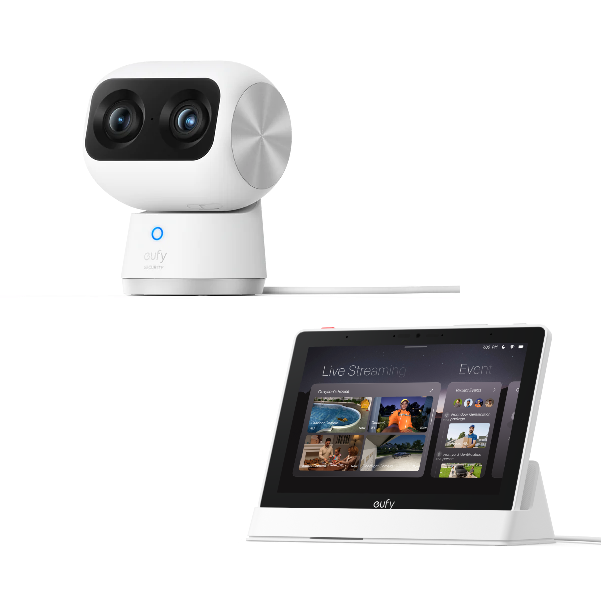 Inomhuskamera S350+ eufy Smart Display E10