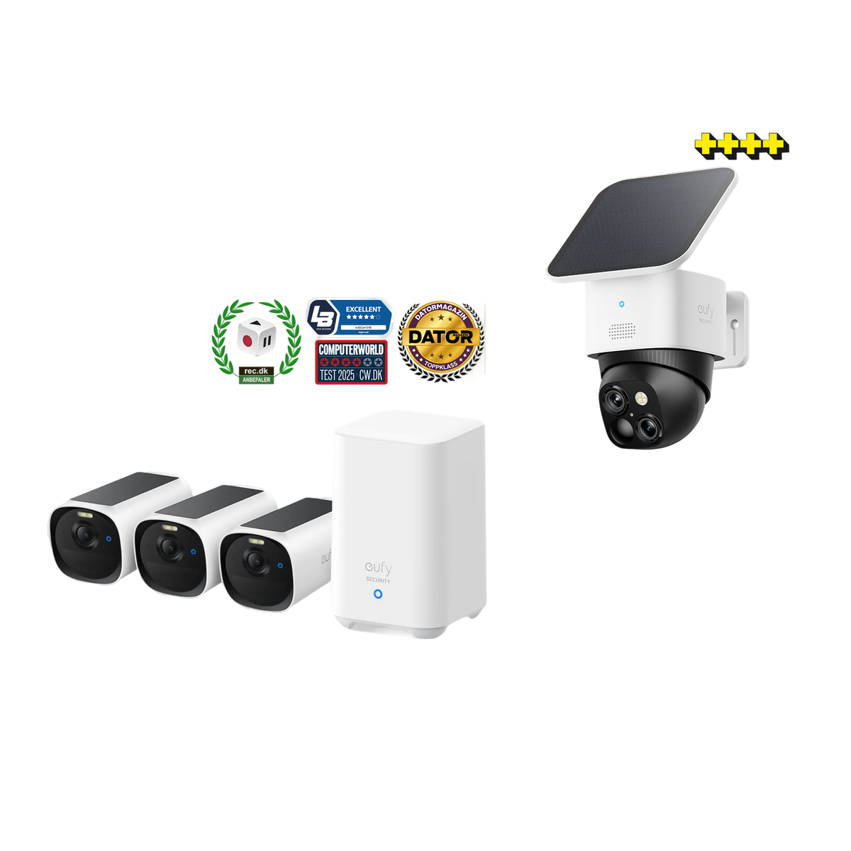 eufyCam E40 3-kamerakit + SoloCam S340