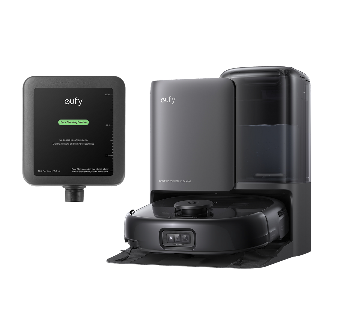 eufy robotdammsugare Omni E25 + rengöringslösning