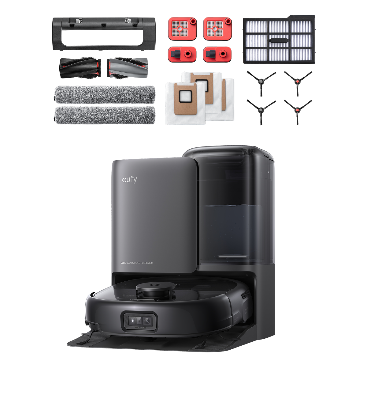 eufy robotdammsugare Omni E25 + tillbehörspaket