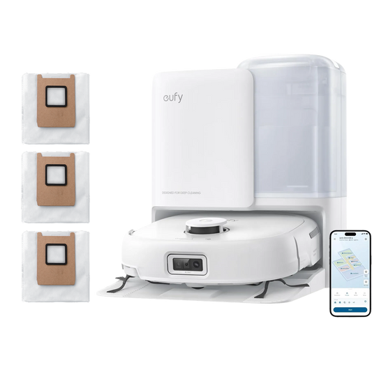 eufy robotdammsugare Omni E25 vit + dammpåse