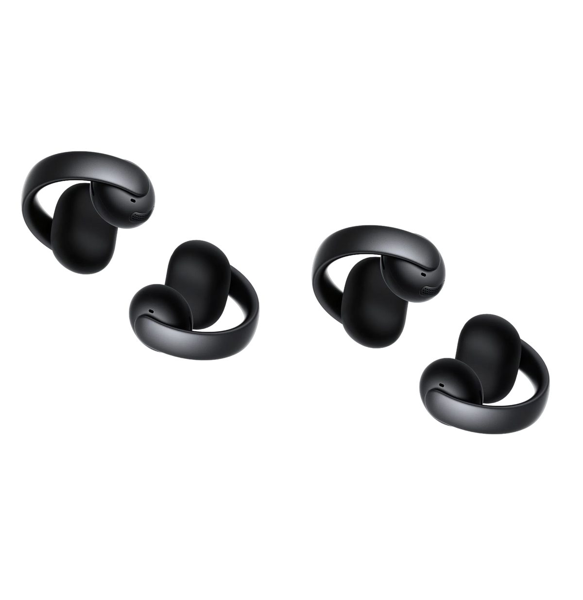 Soundcore AeroClip (svart, 2-pack) | Öppna öronklämmor med adaptiv komfort