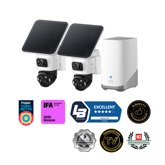 eufyCam S4 2-pack + eufy HomeBase S380