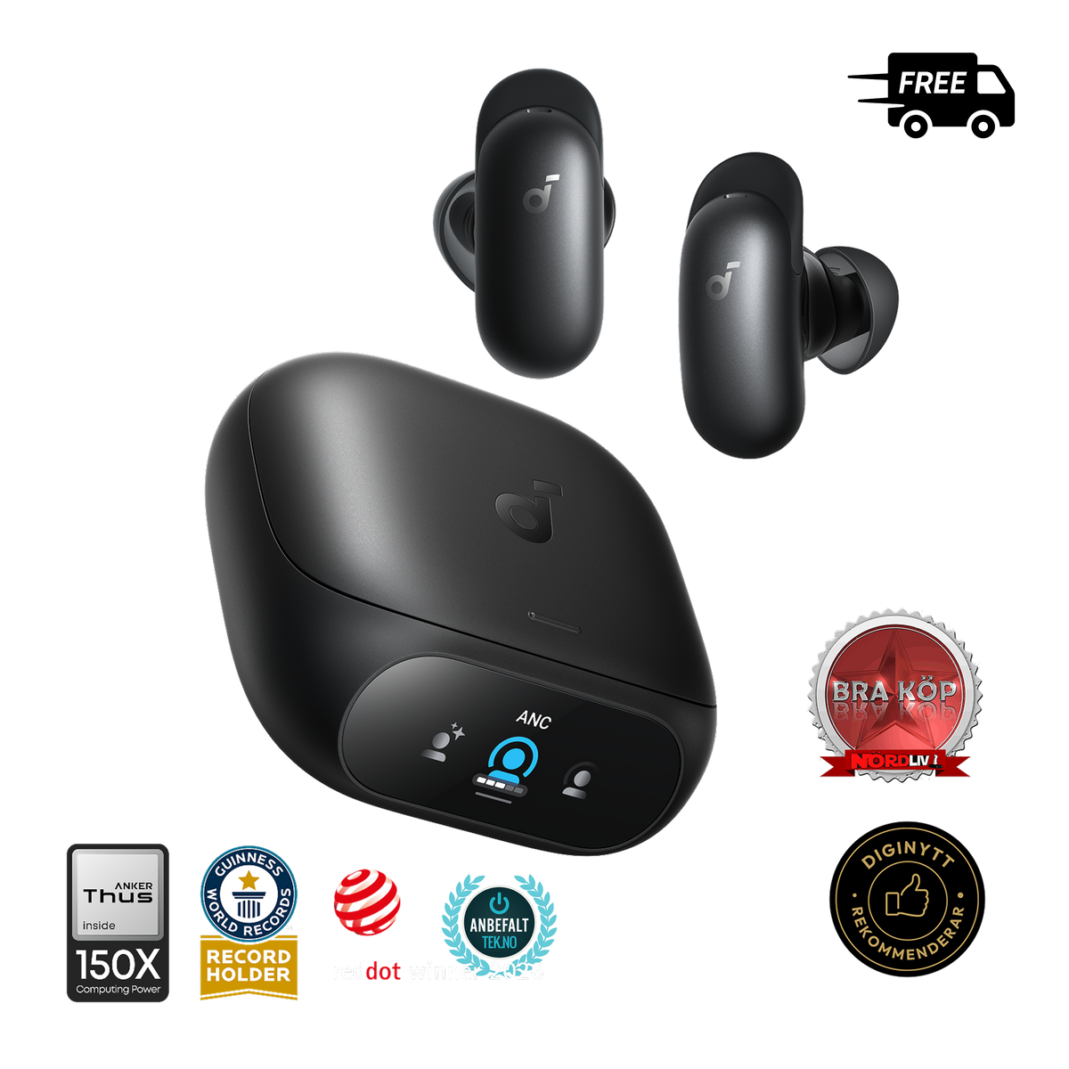 Liberty 5 Pro | In-ear med ANC för tydliga samtal i alla väder