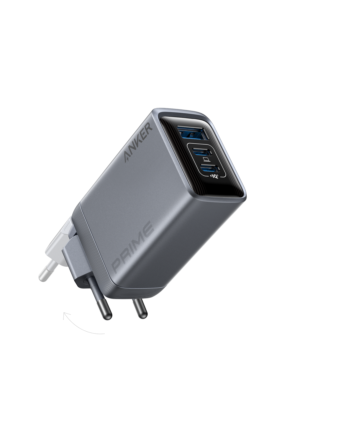 Anker Prime-laddare (100W, 3 portar, GaN)