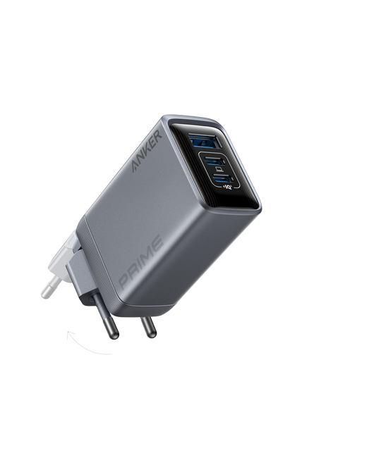 Anker Prime-laddare (100W, 3 portar, GaN)