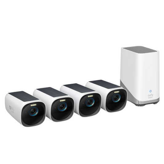 eufyCam S330 (eufyCam 3) Kit med 4 kameror
