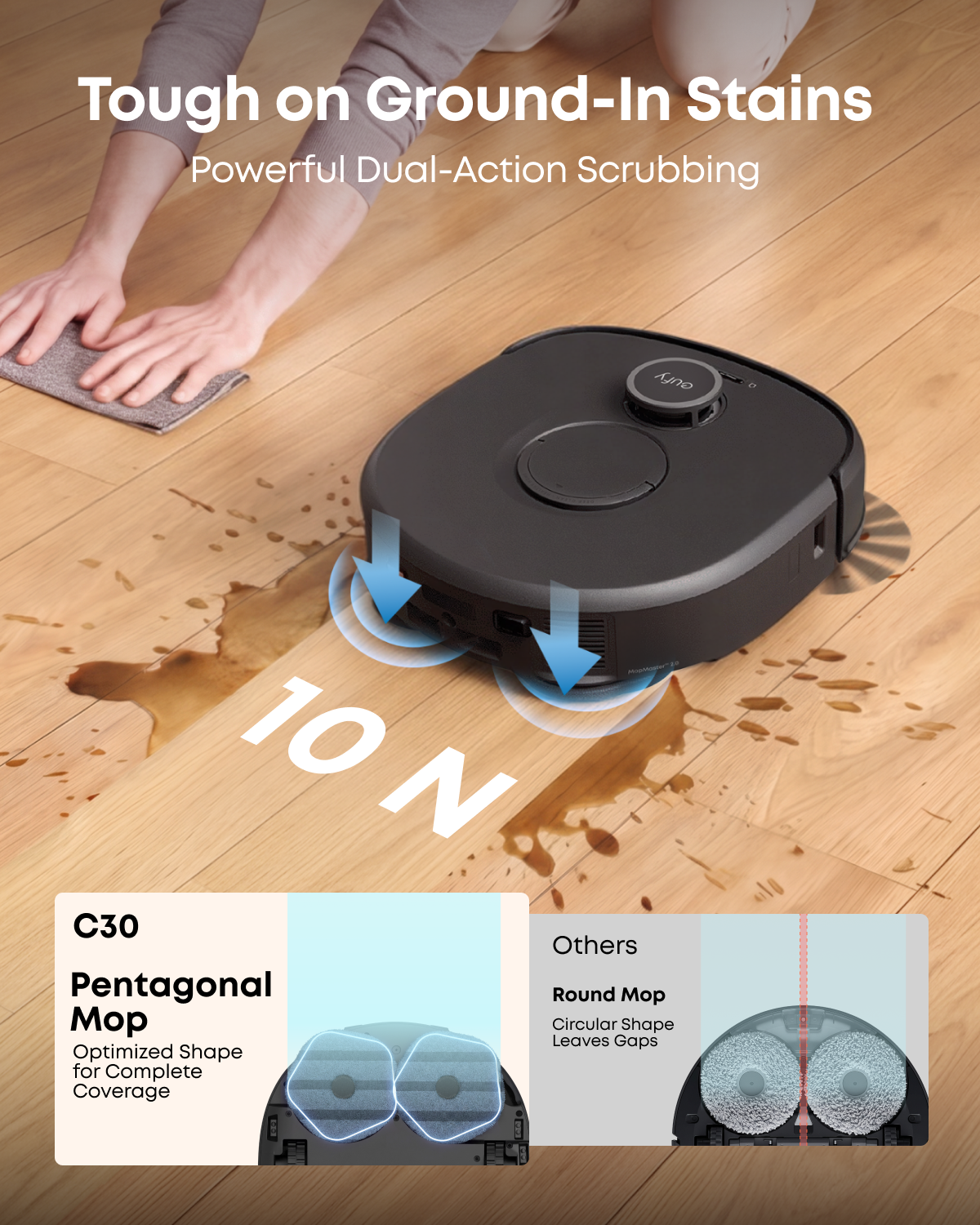 eufy Omni C30 robotdammsugare med mopp (förbeställning)