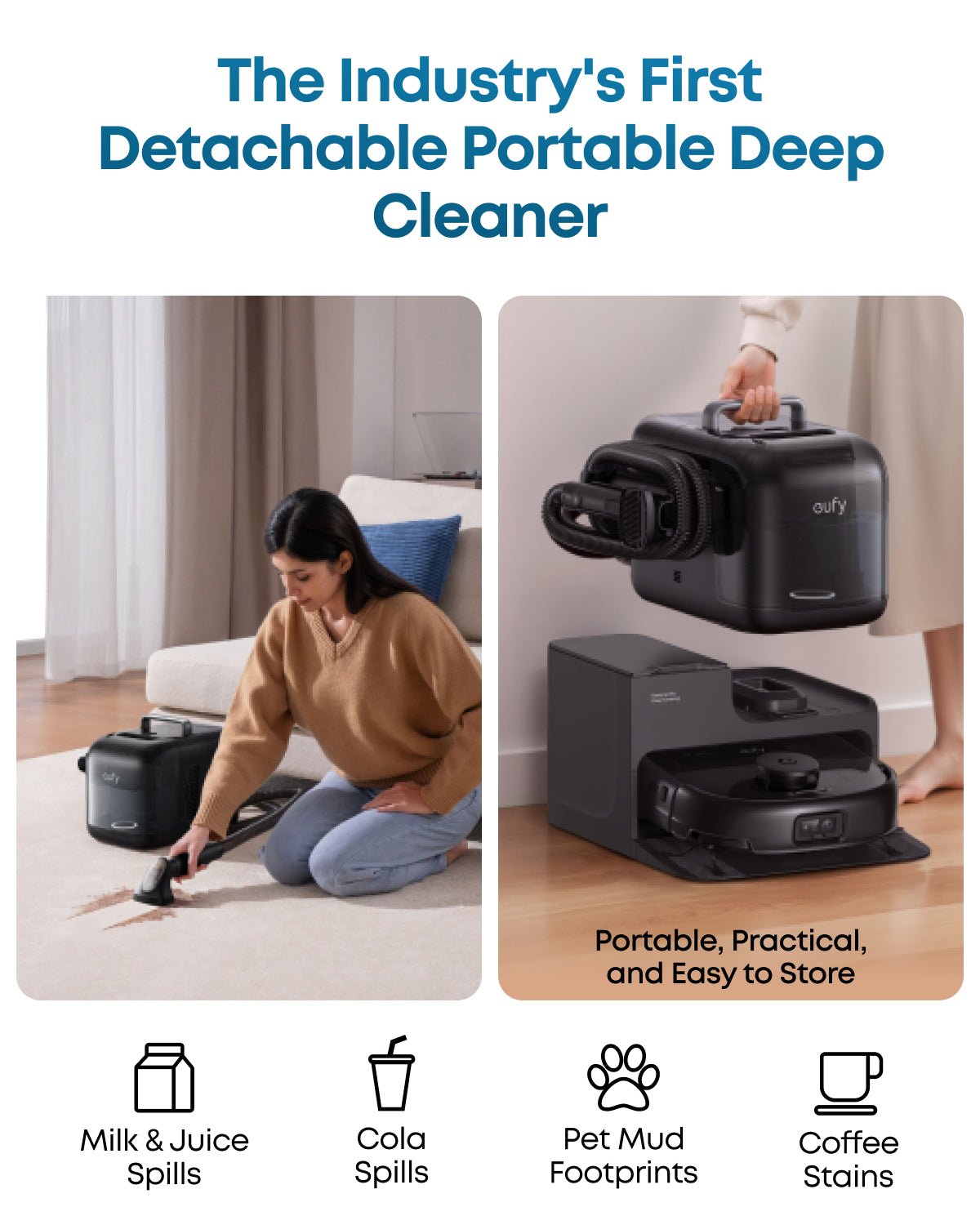 eufy robot vacuum with station for advanced cleaning and app control