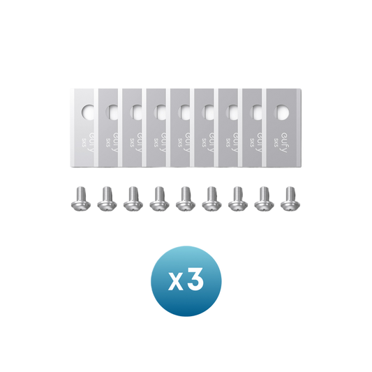 eufy reservbladssats: 3*(9 gräsklipparblad och 9 skruvar) kompatibel med E15 och E18