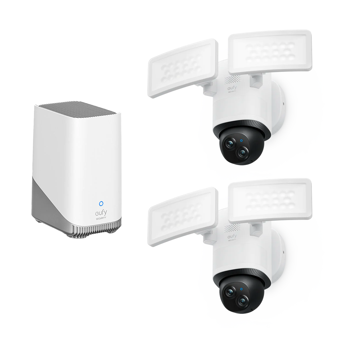 Strålkastarkamera E340 (2-pack) + Homebase 3