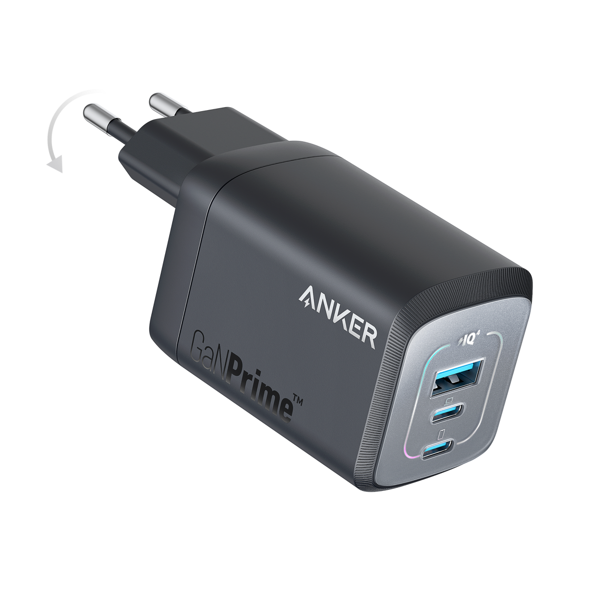 Anker Prime 100W GaN-väggladdare (3 portar)
