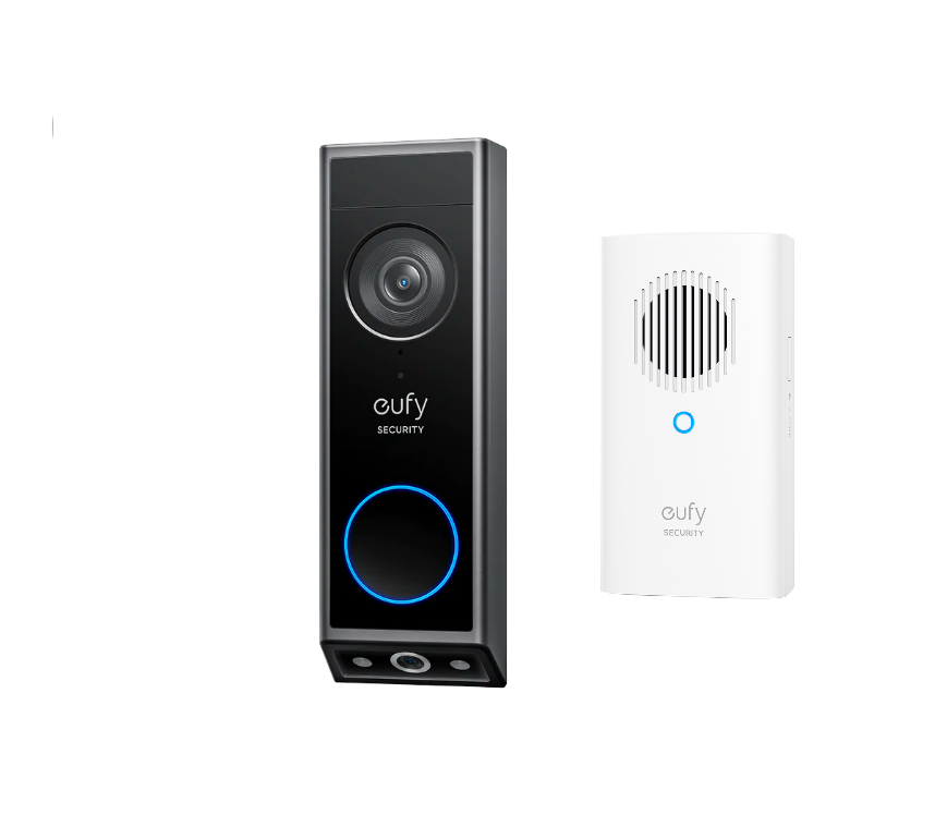 eufy Video Doorbell E340 – Batteridriven videodörrklocka med ringklocka