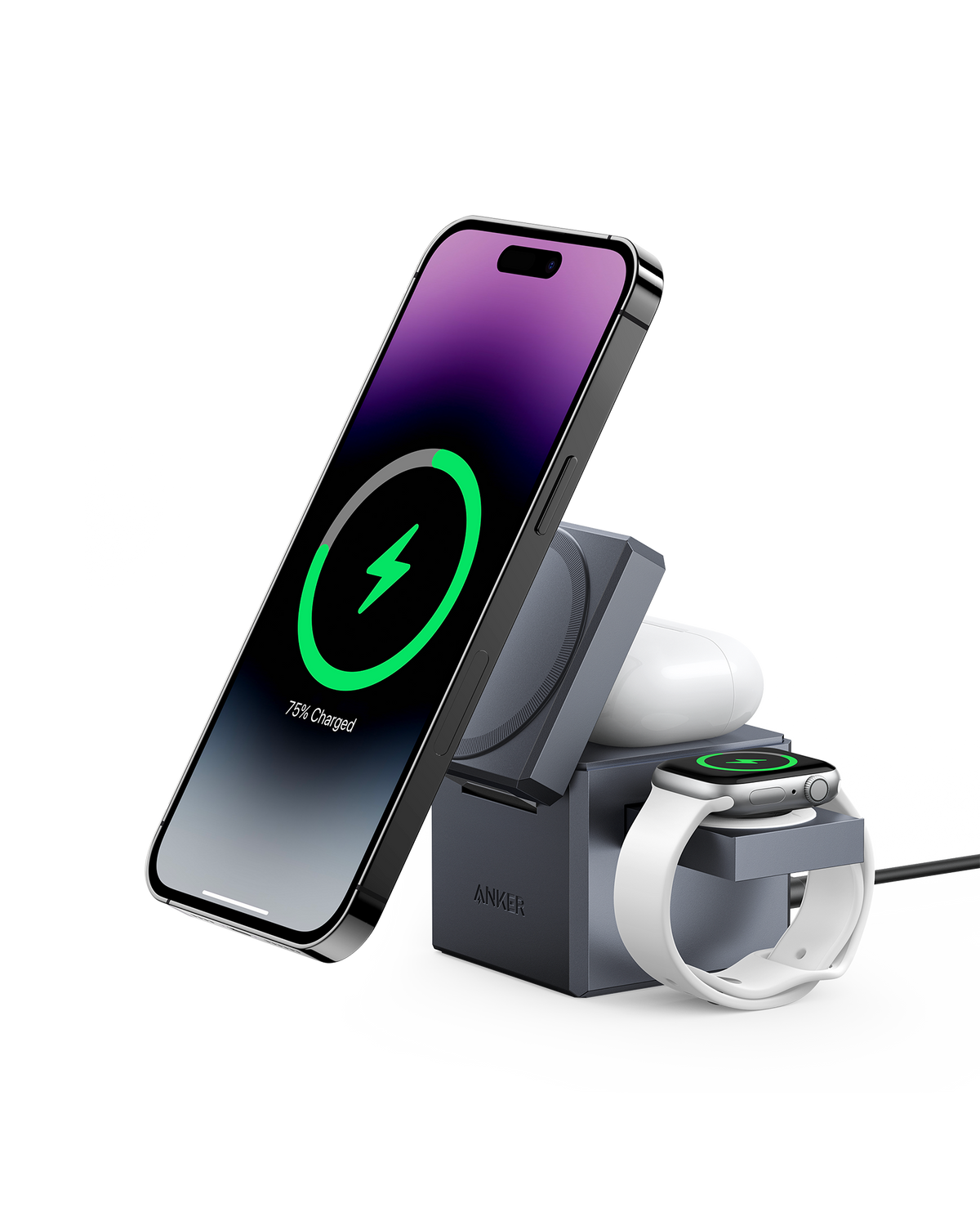 Anker 3-i-1-kub med MagSafe