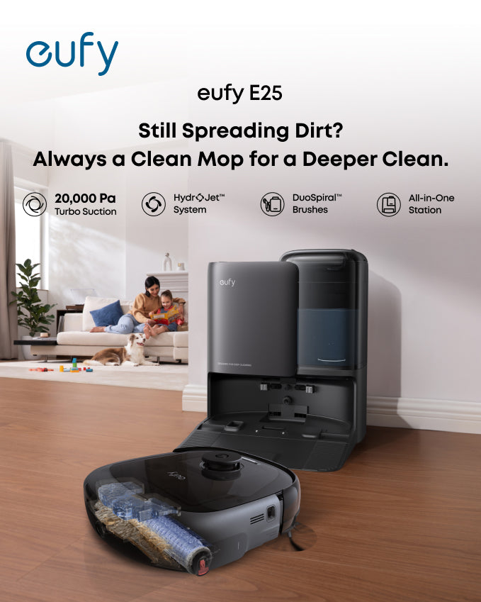 eufy robotdammsugare Omni E25 + dammpåse