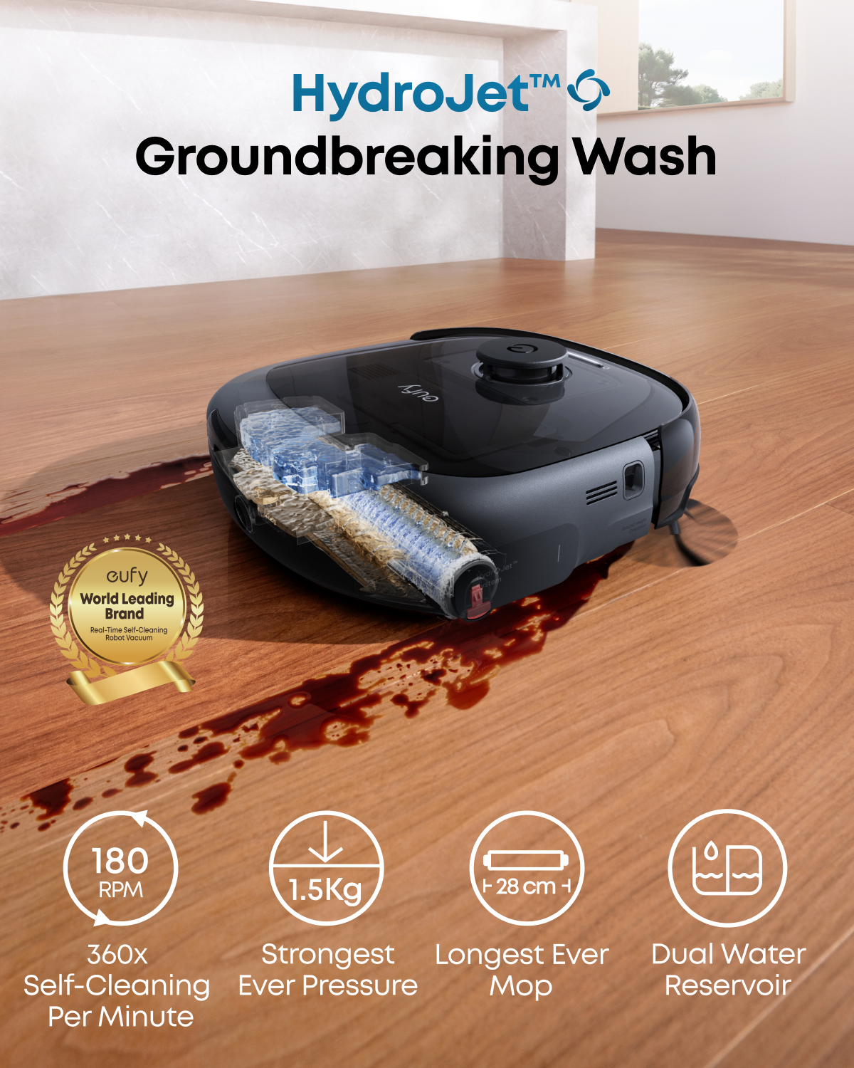 eufy robotdammsugare Omni E28 + dammpåse