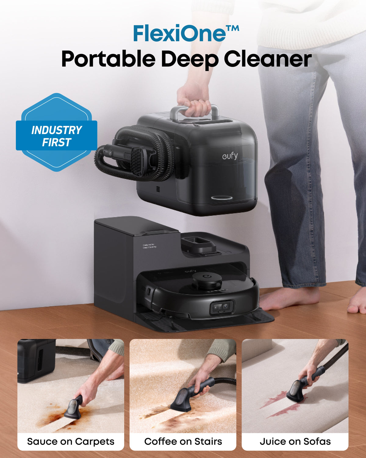 eufy robotdammsugare Omni E28 + dammpåse