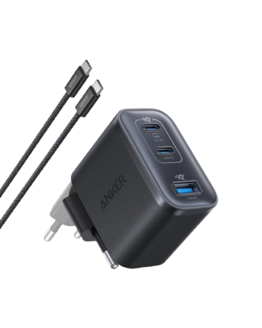 Anker Nano-laddare (70W, 3 portar)