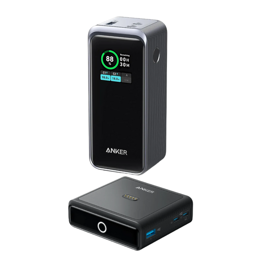 Anker Prime 20,000mAh Power Bank (200W) + Anker 100W Charging Base for Anker Prime Power Bank