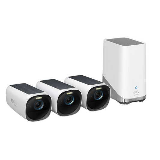 eufyCam S330 (eufyCam 3) 3-kamers-kit (renoverad)