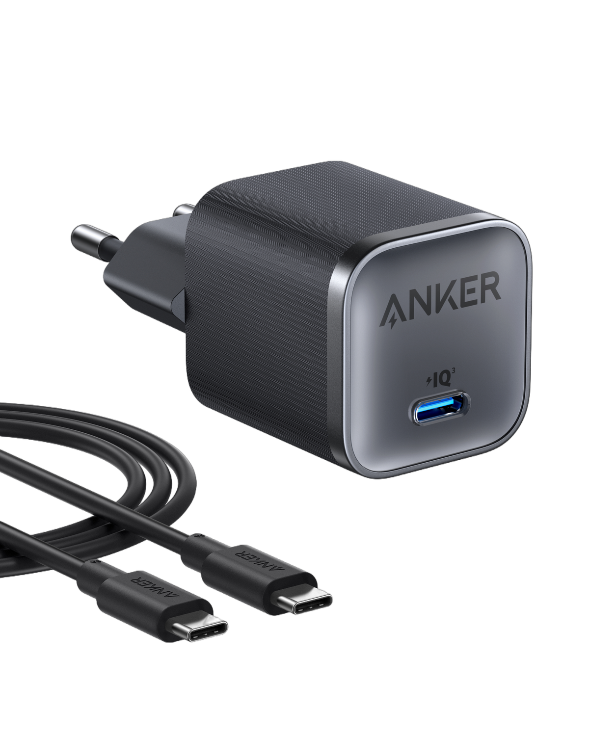 Anker Nano 45W Typ-C Snabbladdare (180 cm kabel ingår)