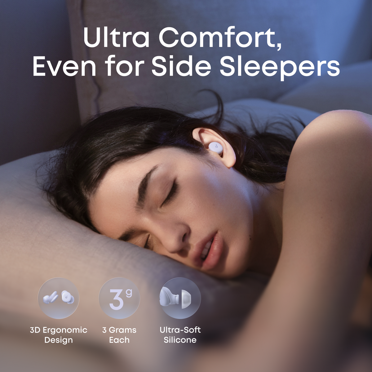 Soundcore Sleep A30 | Världens första smarta ANC-sömnhörlurar