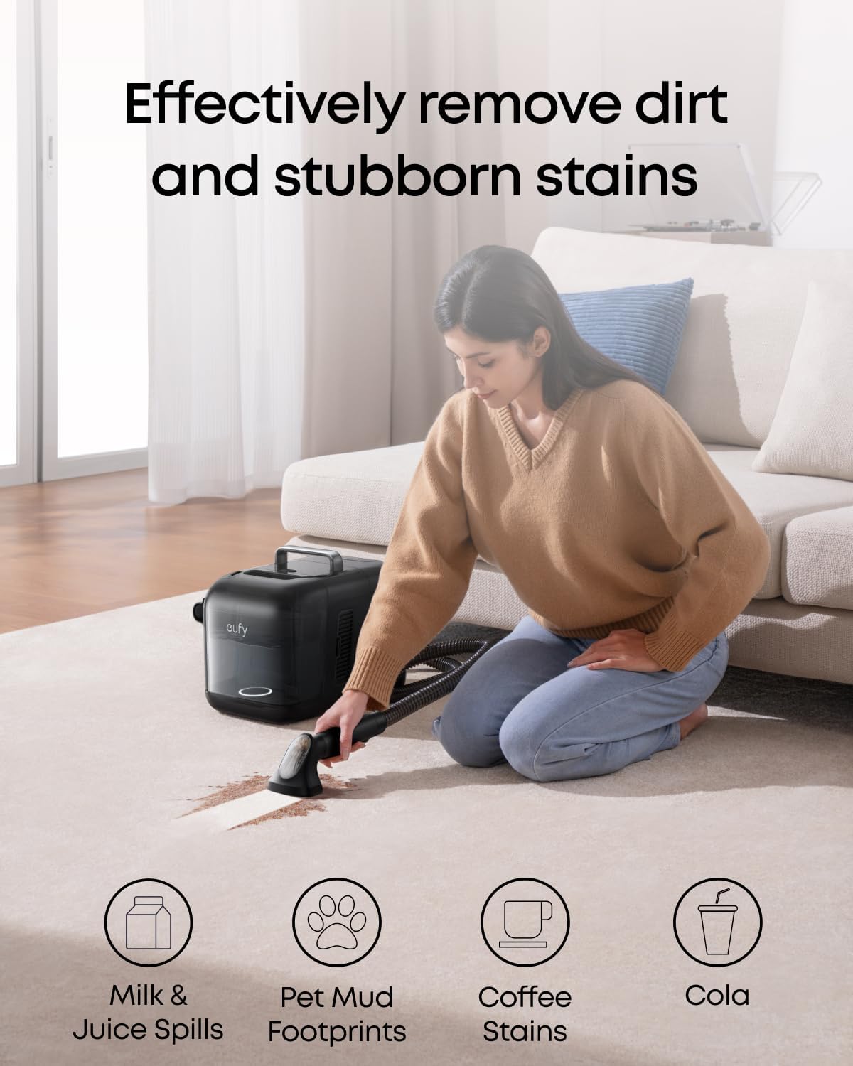eufy Omni E28 Textilrengöring