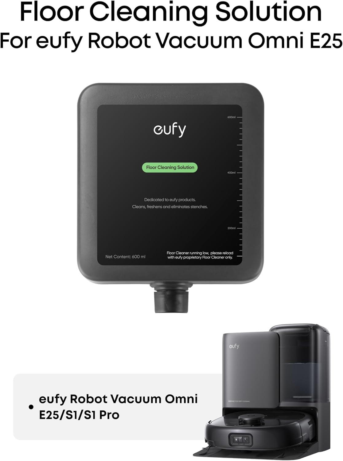 eufy Omni E25 golvrengöringslösning